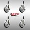 Service Caster 5 Inch 316SS Thermoplastic Rubber Swivel 1-1/8 Inch Stem Caster Set Brake SCC SCC-SS316EX20S514-TPRB-TLB-118-4 - alternate 3